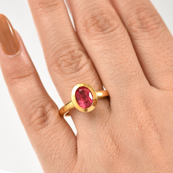 Labor Padparadscha Saphir Ring - 2,51 ct. image number 2