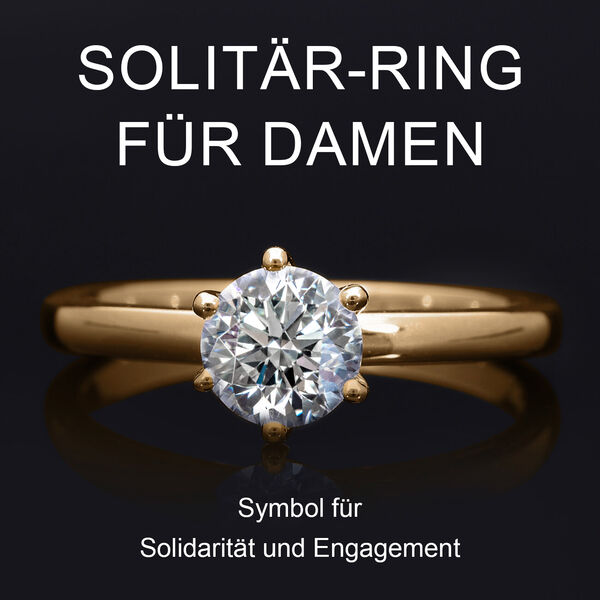 LUXURIANT VS Labor Diamant Ring in 585 Gold - 1 ct. image number 1