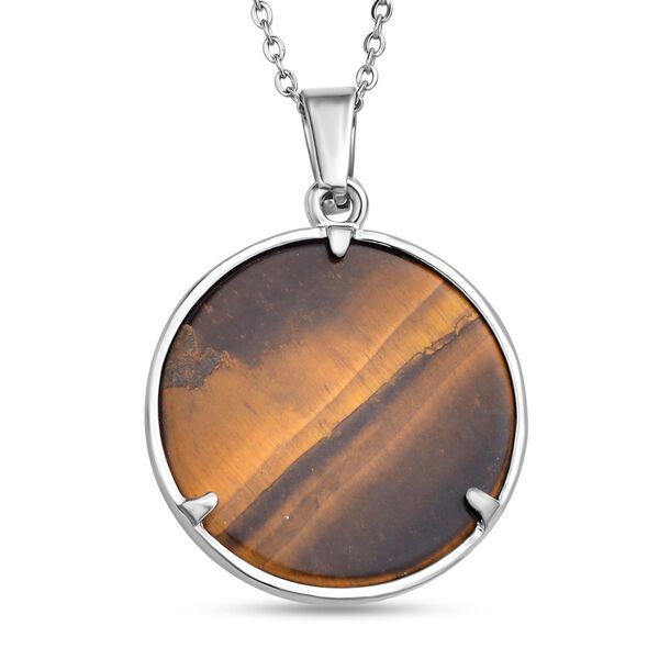 Gelbes Tigerauge Schmuckset Reiner Edelstahl und Legierung ca. 2.00 ct image number 4