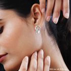 Royal Bali Kollektion- Drachenhaut und Tulang Naga strukturierte Ohrringe image number 2