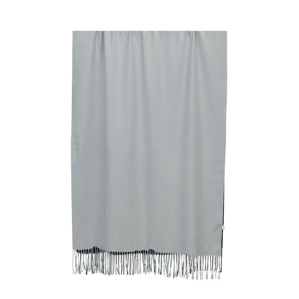 Luxuri&ouml;ser Winterschal mit Fransen, Hellgrau/Dunkelgrau image number 7
