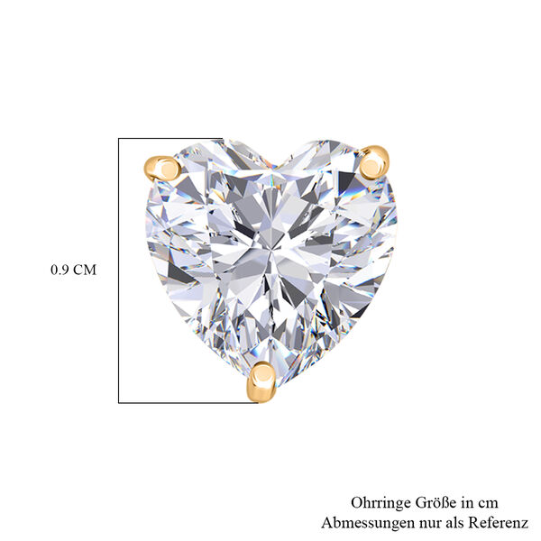 Moissanit Ohrringe in 585 Gold - 3,74 ct. image number 5
