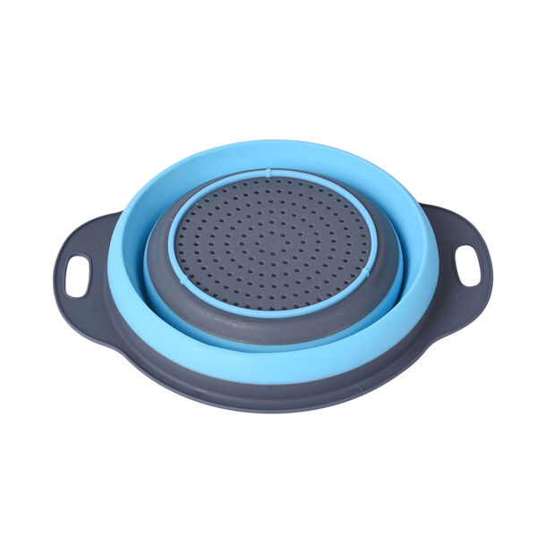 2er-Set K&uuml;chensieb, Gr&ouml;&szlig;e L-29x24 cm, S-24x20 cm, Grau-Blau image number 6