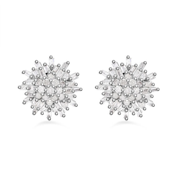 Schneeflocke Diamant Ohrringe- 0,50 ct. image number 0
