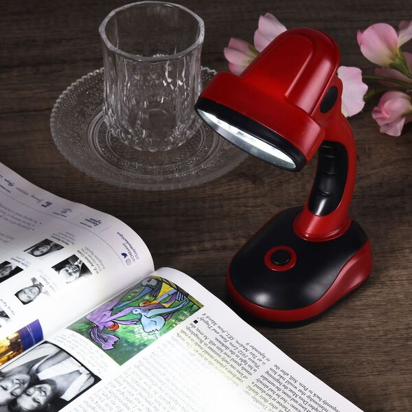 Multifunktionale LED Tischlampe, Rot image number 2