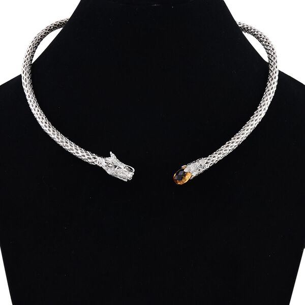 Royal Bali Kollektion- Citrin Halskette, 50 cm - 7 ct. image number 6