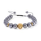 Terahertz Armband Flexibles Schwarz oxidiert ca. 100,00 ct.