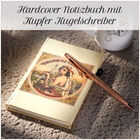 Notizbuch mit Kupfer Kugelschreiber, Frau Muster image number 8