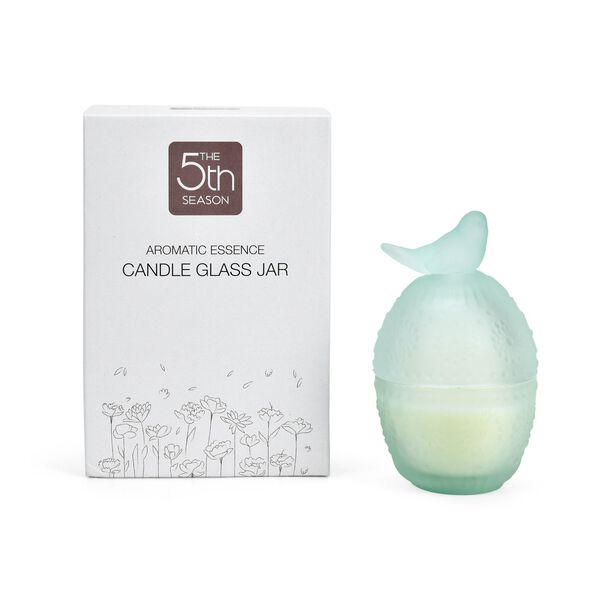 Premium Kollektion: Handgefertige Duftkerze im Glasgef&auml;&szlig;, 18h Brenndauer, Mintgr&uuml;n image number 6