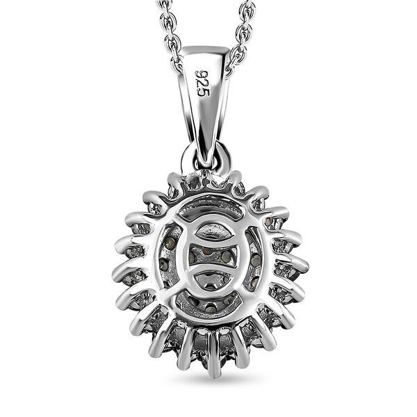 Alexandrit Anh&auml;nger mit Kette, 925 Silber platiniert ca. 0.69 ct image number 5