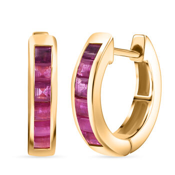 D'Joy AA burmesische Rubin Ohrringe - 0,88 ct.