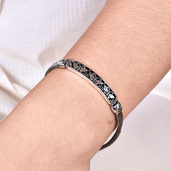 Royal Bali Kollektion - 925 Silber Schmetterling Armband ca. 18.5 cm ca. 13,90g image number 3