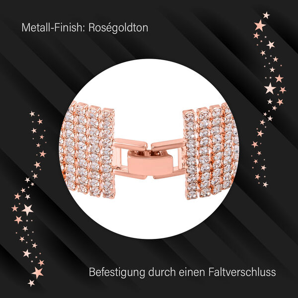 Kristall-Armband in Roségoldton image number 8