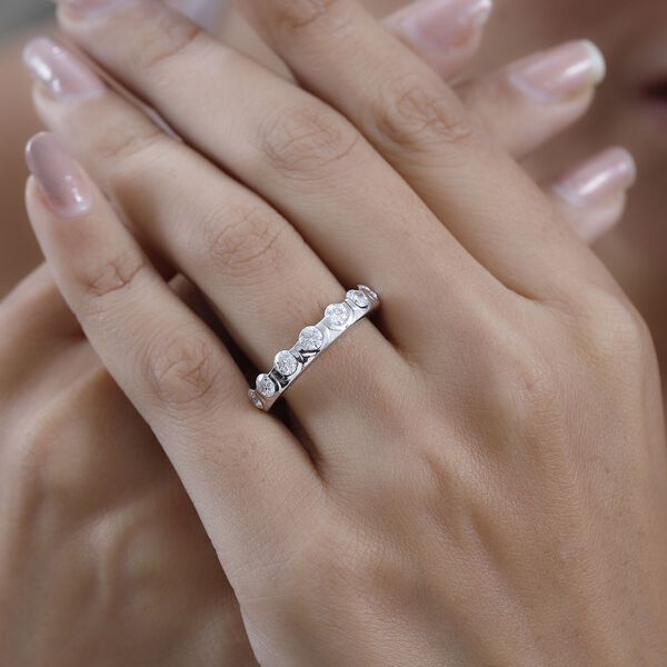 Moissanit Ring - 1,09 ct. image number 9