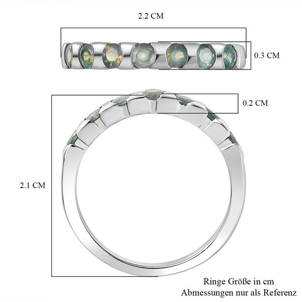 D joy Alexandrit Ring 925 Silber rhodiniert (Gr&ouml;&szlig;e 16.00) ca. 0,67 ct image number 6