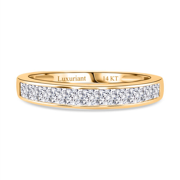 LUXURIANT SGL zertifizierter VS-EF Labor Diamant Ring in 585 Gelbgold - 1 ct.