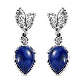 Lapislazuli und Topas Ohrringe - 14,66 ct.