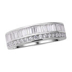 Lustro Stella - Weißer Zirkonia-Ring, 925 Silber rhodiniert (Größe 20.00) ca. 2,06 ct
