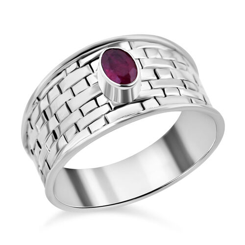Royal Bali Kollektion - Afrikanischer Rubin Ring - 0,64 ct. image number 0
