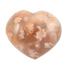 Gem Crystal Kollektion - Blumen Achat Herz 2-3 cm - S, ca. 550 cts.