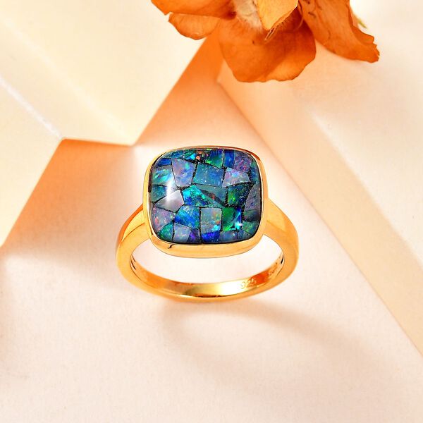 Mosaik Opal Ring - 5,45 ct. image number 1