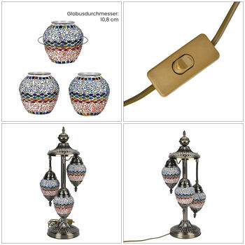 Mosaik Tischlampe