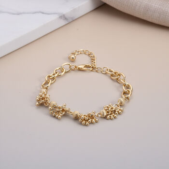 Gelb Armband ca. 19 cm + 5 cm Extender, ca. 14,50g