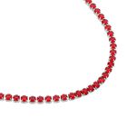 2er-Set- verstellbare rote Kristall-Halskette und Armband - 0,50 ct. image number 3