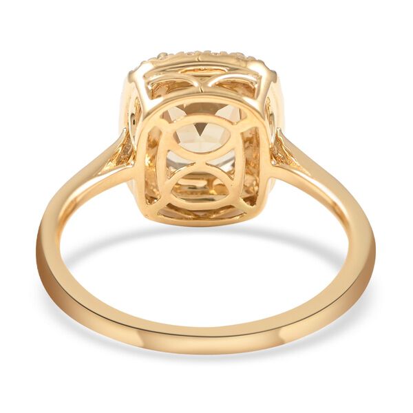 ILIANA AAA Turkizit und SI GH Diamant-Ring in 750 Gelbgold - 2,65 ct. image number 7