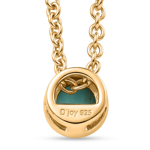 D'Joy Sleeping Beauty T&uuml;rkis Schmuckset ca. 50 cm 925 Silber 750 Vergoldet und Edelstahl 750 Vergoldet ca. 0,45 ct. image number 4