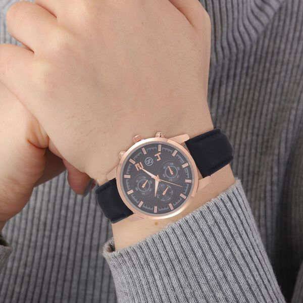 STRADA - Japanisches Uhrwerk, Wasserdicht, Ros&eacute;gold Beschichtung, 23 cm image number 3