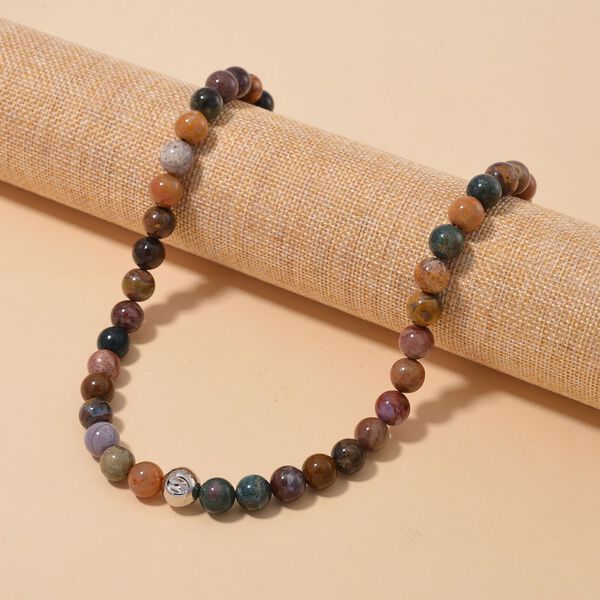 Ozean Jaspis Halskette, 50 cm - 365 ct. image number 2