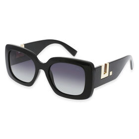 Sole & Luce Sonnenbrille, UV400, Schwarz-Gold