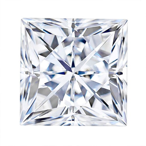 Moissanite Square 6 Princess Cut 1A 1.10 Ct image number 0