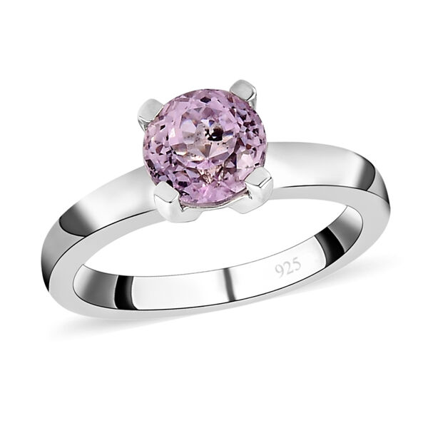 AA Martha Rocha Kunzit-Ring, 925 Silber platiniert  ca. 1,77 ct image number 4