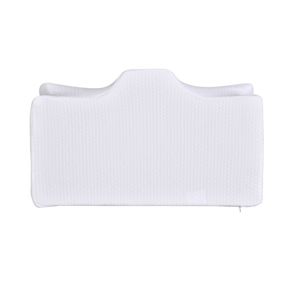 Orthop&auml;disches Kissen aus Memory Foam, Gr&ouml;&szlig;e 61x12x35 cm, Wei&szlig; image number 6