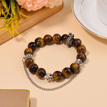 Gelbes Tigerauge flexibles Armband - 196,50 ct.