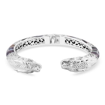 Royal Bali - Abalone Muschel Armreif, ca. 19 cm, 925 Silber