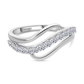LUXURIANT DIAMOND- SGL zertifizierter SI-GH Labor Diamant Ring in 375 Weißgold - 0,50 ct.