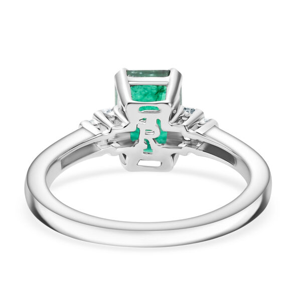 RHAPSODY AAAA Kagem sambischer Smaragd und VS-EF Diamant Ring in 950 Platin - 1,81 ct. image number 6