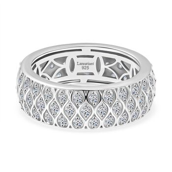 LUXURIANT DIAMOND - Lab Grown Diamant SI-GH SGL zertifiziert Ring 925 Silber rhodiniert (Gr&ouml;&szlig;e 16.00) ca. 1,00 ct