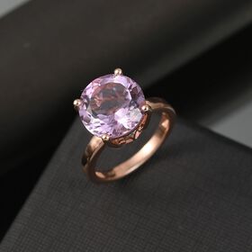 D’Joy AA Rose De France Amethyst und Zirkon Ring - 5,94 ct.