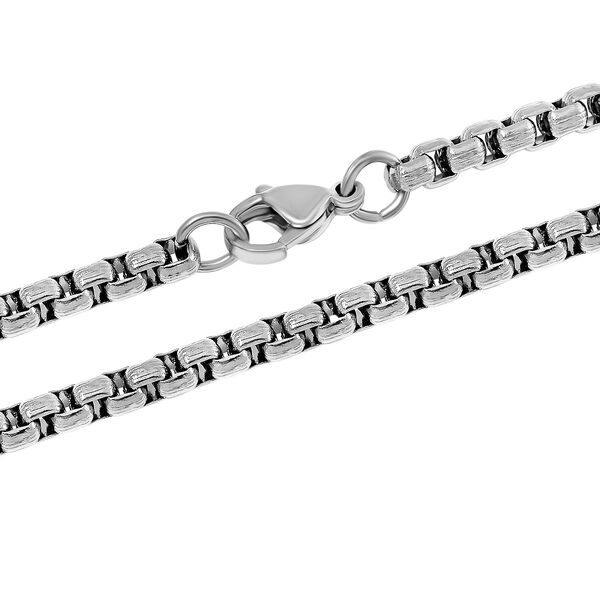 Reiner Edelstahl Halskette ca. 60 cm ca. 16,00g image number 3