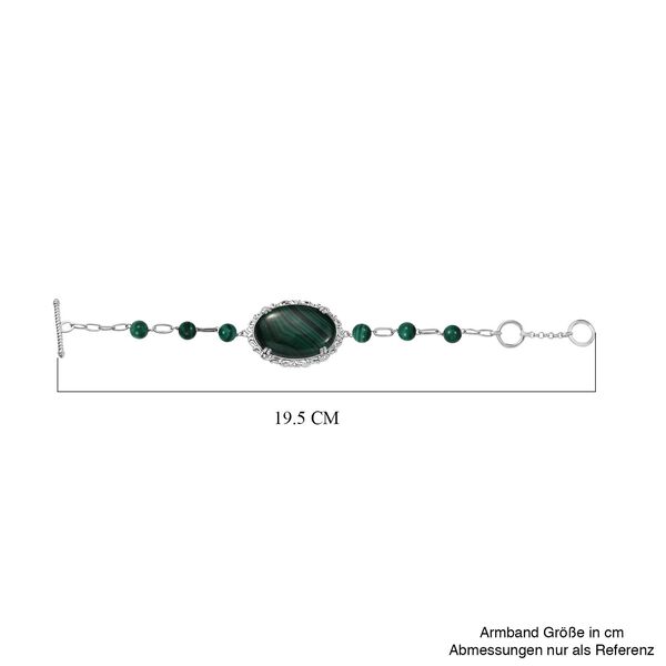 Malachit Armband, 16,5 cm - 63,17 ct. image number 4