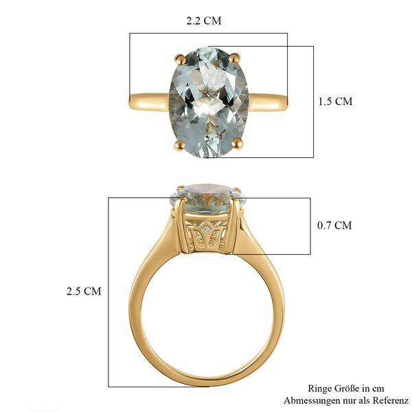 Prasiolith-Ring - 5,43 ct. image number 7