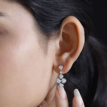 J Francis gefertigt mit SWAROVSKI- Swarovski Zirkonia Ohrringe