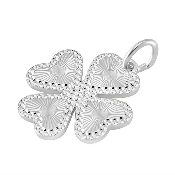 Kleeblatt-Anh&auml;nger, 925 Silber rhodiniert image number 2
