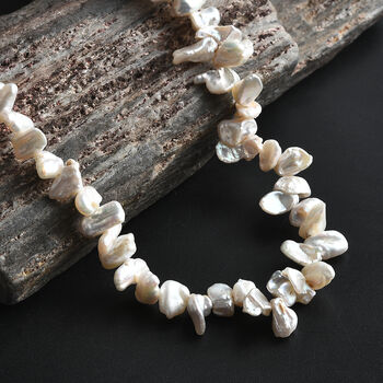 AA S&uuml;&szlig;wasser Perle Halskette, 45+5 cm