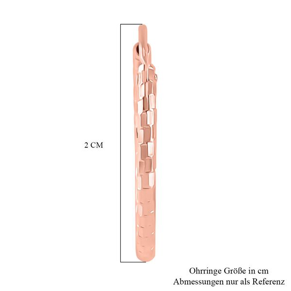 925 Silber ros&eacute;vergoldetOhrringe ca. 0,87g image number 5