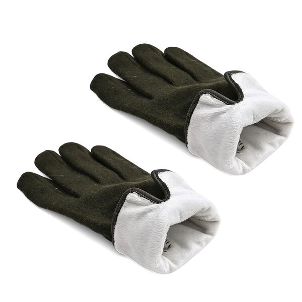 Kaschmir-Handschuhe mit Touchscreen-Funktion, Karomuster, Onesize, Grün image number 4